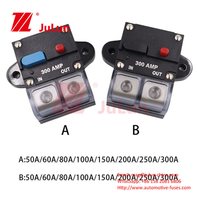 เครื่องตัดวงจรหลายสาย 300A 48VDC เครื่องป้องกันความอ้วนในระดับกระแสไฟฟ้าสูง เครื่องป้องกันเสียงรถยนต์ เครื่องตัดวงจรฟื้นฟู 100A