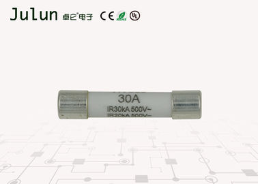CE Dc ฟิวส์แรงดันสูง 30A 6x30mm สำหรับระบบ Pv แอพลิเคชันพลังงานแสงอาทิตย์