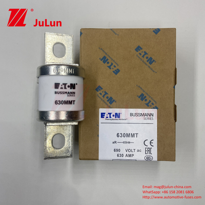 690V เซรามิก ออโตโมทีฟ ฟิวส์ M6/M8 Twin Flat Plate Bolt Type 0.43kg โซลูชั่นฟิวส์ภาระหนัก