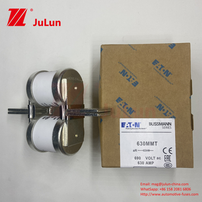 630A M6/M8 เซรามิกออโต้ฟิวส์ Twin Flat Plate โบลท์ประเภทฟิวส์ 630MMT