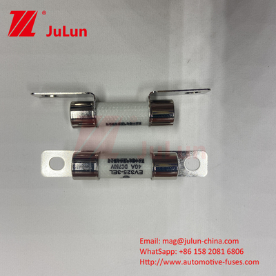 10x38mm เซรามิครถยนต์ Fuses bolt เมานท์ EV FUSE ความน่าเชื่อถือสิ่งแวดล้อม