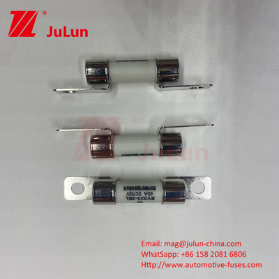 20KA 50KA ความสามารถในการทําลาย เซรามิกรถไฟฟิวส์เรท Ev เฟิวส์ โบลท์การติดตั้ง 10A 15A 40A 50A 750VDC