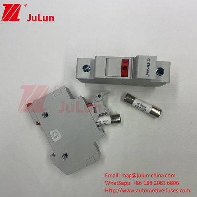 1000VDC โซลาร์ ฟิวส์ เซรามิค 30kA 10x38mm ราคาถูก 10x85mm PV โซลาร์ เซรามิค DC Fuse Link 1500vdc PV Fuse Fa