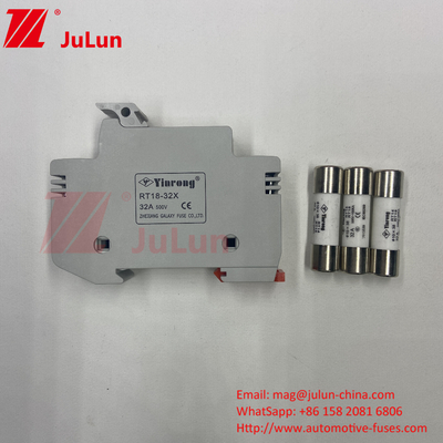 TUV CE 10*38mm DC 1000V โซลาร์ PV ฟิวส์ ฟิวส์ 20A พร้อม LED ป้องกันตัวถือฟิวส์ สําหรับอินเวอร์เตอร์โซลาร์