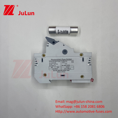 ไฟฟิวส์แสงอาทิตย์แบบกระบอก สําหรับอินเวอร์เตอร์แสงอาทิตย์ 22*58mm 1000DV Photovoltaic
