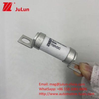 ฟิวส์รถไฟฟ้า EV1845 15A 700VDC ASMT พร้อมปลายสกรูสําหรับกระแส 80A-150A