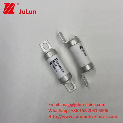 35A 700VDC EV1845 ฟิวส์สําหรับรถไฟฟ้าที่มีปลายฟิวส์บอลท์ สกรู M8 M6