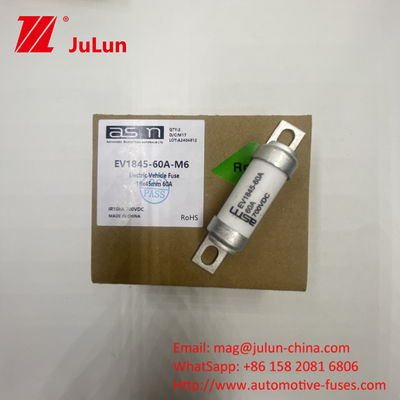 5A 700VDC EV1845 10kA ความจุในการสลาย สกรู Mount DC Fuse สําหรับรถไฟฟ้า