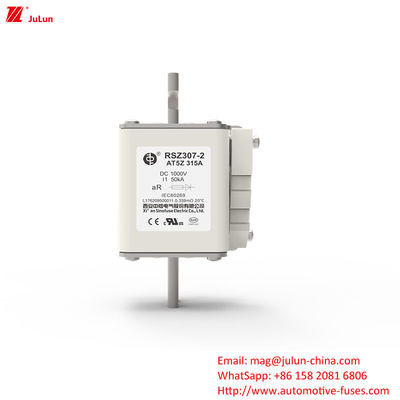 DC 1000V 315A โซลาร์ PV ฟิวส์สําหรับการปกป้องไฟฟ้าไฟฟ้าที่ติดตั้งแผ่นนาน