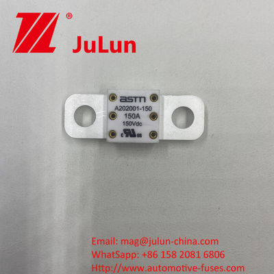 ระบบไฟฟ้าของรถ ASTM 20200-400A 150VDC กับเซรามิกรถยนต์ Fuses คุณสมบัติไฟฟ้า 1.0 ใน 4 ชั่วโมง 3.0 ใน 10s มากที่สุด