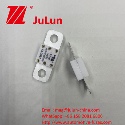 สกรูบอลท์ A202001-500A 150VDC เซรามิกออโตโมทีฟ ฟิวส์ 100A 150A 200A 250A 300A 350A แนะนําทอร์คแน่น 11-13N · m สําหรับโหมดการติดตั้ง M8
