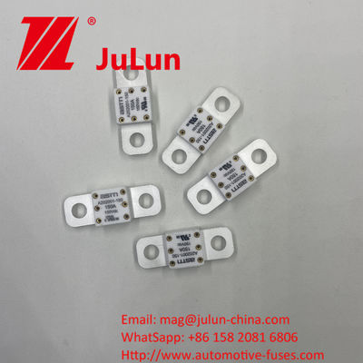 A202001-300A ASTM เซรามิกออโต้ฟิวส์สําหรับความกระชับ 150VDC และระยะหุ้ม 39mm