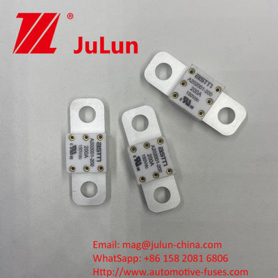 ASTM A202001-100A 150VDC ไซส์เล็ก เซรามิกรถยนต์ไฟฟิวส์ แนะนํา ทอร์คแน่น 11-13N · m สําหรับ M8 ป้องกันวงจรสั้นปริมาณสูง