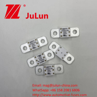 สกรูบอลท์ ติดตั้ง A202001-300A 150VDC เซรามิกรถยนต์ไฟฟิวส์ เหมาะสําหรับการแปลงพลังงาน 150VDC ความดันออก