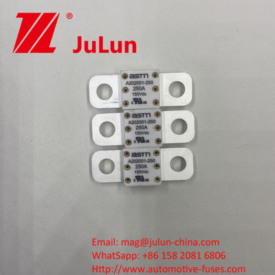 ASTM เซรามิกออโตโมทีฟ ฟิวส์สําหรับระบบการดึง EV แนะนํา A202001 500A 125VDC