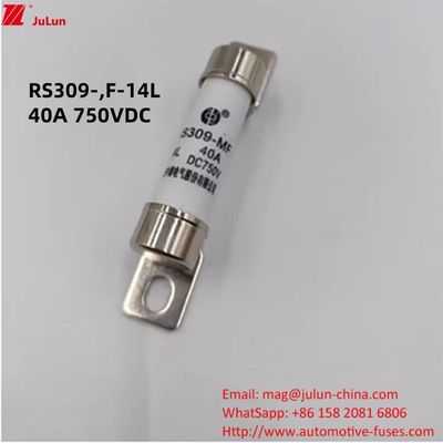 พลังงานไฟฟ้ารถยนต์ Fuse 750VDC ป้องกัน DC Fuse สําหรับ EV HEV กําหนดฉากการใช้งาน เรือชนิดปลายทาง