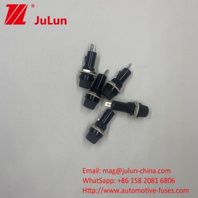 หมุนประเภทรถยนต์ Fuse Holder Tube Socket สําหรับ 6 * 30 มม.