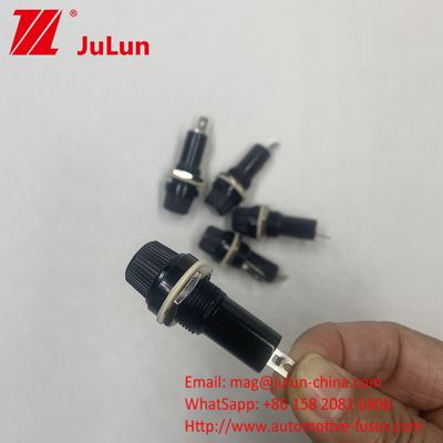 5 * 20mm 6 * 30mm กระจกรถยนต์ Fuse Holder ประกัน Tube Socket