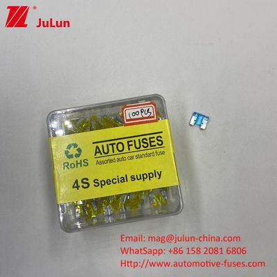 ฟิวส์ใบอัตโนมัติสําหรับอิเล็กทรอนิกส์รถยนต์ 80A 32V 58V 72V วอลเตจเรตติ้ง