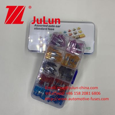 MTOF เครื่องยนต์ Blade Fuses 2A 32V PA66 วัสดุทองแดงสําหรับรถยนต์การผลิตจํานวนมากภายใน SUV