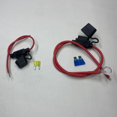 UL กันน้ํา Inline Blade Fuse Box มาตรฐาน/พล็อกกลางในรถยนต์ Fuse Holder กับ 22awg 20awg 18awg 16awg 14awg 12awg 10awg