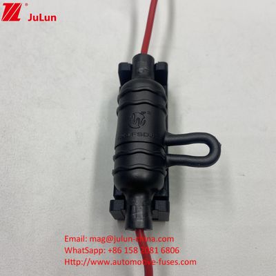 10x38mm 5x20mm 6x30mm In-Line Fuse Holder กันน้ําภายนอก กันฝุ่น PA66 ห้องสําหรับ Street Light stage Lighting