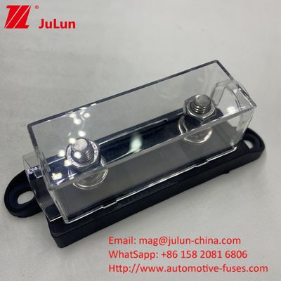40A 50A 60A 70A 80A 100A 200A 250A 300A 400A 500A ANM Mega Bolt-Down Auto Fuse Holder Block พร้อมฝาปิดประกอบความละเอียด