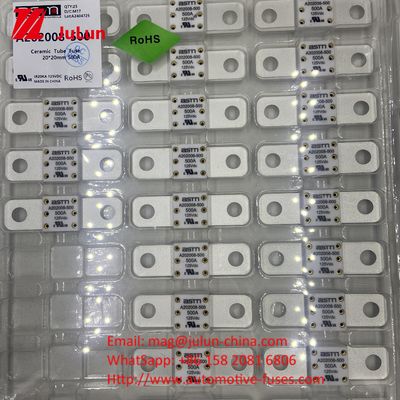 20KA Breaking A202008 ASTM 125V 150A ความจุ เซรามิกรถยนต์ Fuses Screw Bolt การติดตั้งสําหรับรถยนต์ Fuse ความปลอดภัยและความน่าเชื่อถือ