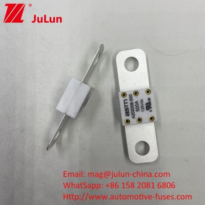 500A 125VDC ไฟฟิวส์แบตเตอรี่รถยนต์ปริมาณสูงเพื่อความเข้ากันทั่วไป