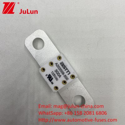 เซรามิคแบตเตอรี่รถไฟฟิวส์ 300A 125VDC รถยนต์ความเหมาะสมทั่วไป