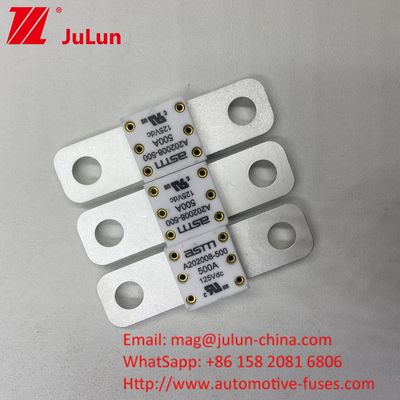 รถยนต์ไฟฟ้า EV สีขาว 350 แอมเปอร์ เซรามิก ฟิวส์ 125VDC