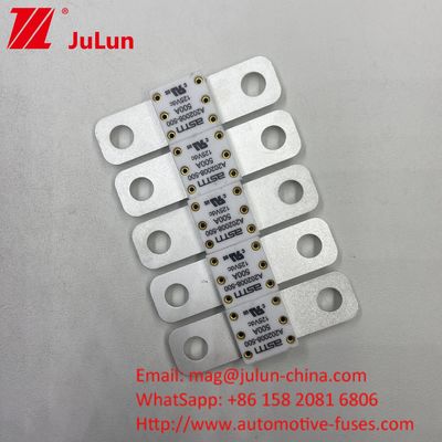 68*17.7*12mm A202008 350A 125VDC EV FUSE ความสามารถในการทําลายสูง ต่ํากว่า 125Vdc สําหรับการปรับปรุงผลงานรถไฟฟ้า