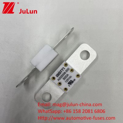 Ev เซรามิก ฟิวส์ A202008 250A 125VDC แอดป์เตอร์ชาร์จ ที่เข้ากันได้กับรถบรรทุกรถยนต์ A202008 125VDC 100A 125A 150A 200A 250A 300A 400A 500A