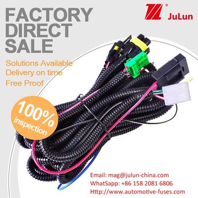 ไฟหมอก รีเล่ย์ ไฟฟิวส์ สวิตช์ชิงค์ คิต รถยนต์ 9006 LED ไฟบาร์