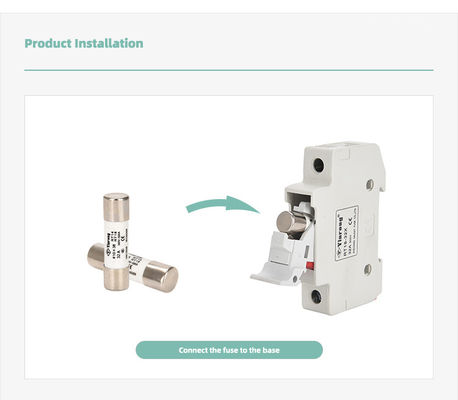 ปรับไฟฟิวส์ Fuse holder AC 3A 500V Match 10*38mm
