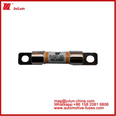 รถบรรทุกไฟฟ้าเบา รถบรรทุกหนัก 40A 850VDC ฟิวส์ EV321-3EL สําหรับการติดตั้งรถพลังงาน