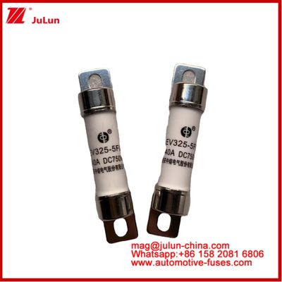 ฟิวส์ท่อ EV325-5FL 40A 750VDC สําหรับรถไฟฟ้า พร้อมการติดตั้งไฟฟ้า 15 * 51 มม และสม่ําเสมอเวลา 2 ± 0.5ms