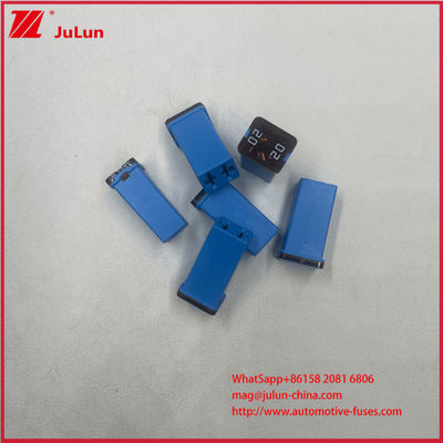 20A 32V Terminals Female Square automotive fuses For Cars SUVs Trucks Offroad Vehicles Rated Plug-In Fuse Link For Car Vehicle UL ROHS Compliant PEC 34440011 SBF JT-40A JT