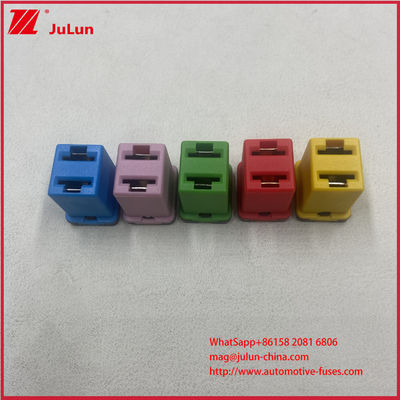60A อัตโนมัติรีเซ็ต 20A 40A ประเภท 30A 40A 50A สําหรับฟอร์ด เชฟเวอรี่ GM มินิ ออโตโมทีฟ โปรไฟล์ต่ํา 58VDC ฟิวส์รถ PEC 34220011 SBF LPJ-20A 32V