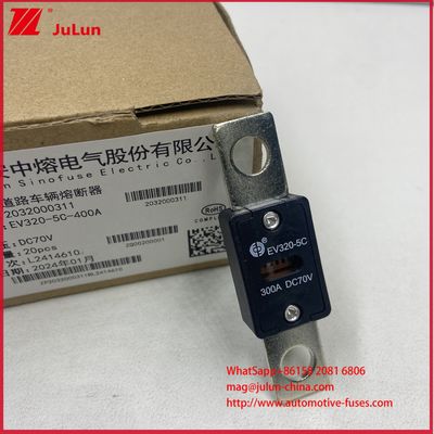 EV320-5C 5X 300A 125A DC70V ฟิวส์รถไฟฟ้า สําหรับการใช้งานและการแก้ไขพลังงานไฟฟ้าในทวีปยุโรป