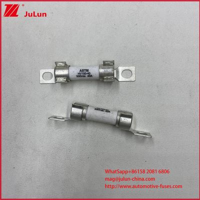 ASTM 15A 30A DC500V ป้องกันไฟฟ้าในรถไฟฟ้าไฟฟ้าสําหรับ HEV ภายใน Bolt Ceramic