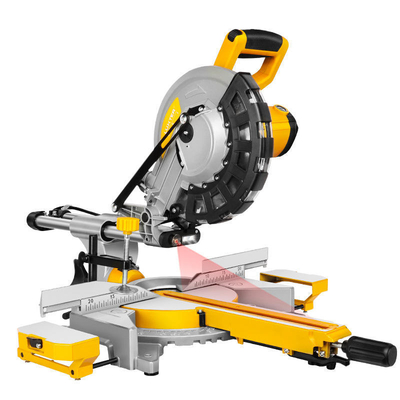 เครื่องมือทําไม้เจาะ 2400W สารประกอบเลื่อน Miter 10 นิ้ว Miter ตัด 255 มม สําหรับมืออาชีพ DIY