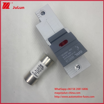 ที่ใส่ฟิวส์ PV 63A 1000VDC 22*58mm 6 KV โซลาร์เซลล์ สำหรับติดตั้งบนราง DIN เป็นไปตามมาตรฐาน IEC