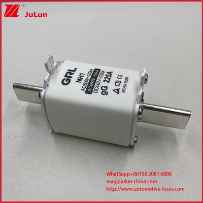NH000 NT000 300A 225A 500V 120kA ฟิวส์ความสามารถในการตัดกระแสไฟสูง ฟิวส์ลิงก์ พร้อมใบมีดคอนแทคเตอร์แบบ GG-gL