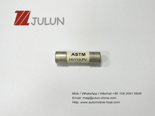 1000VDC หลอดเซรามิกยานยนต์ฟิวส์ไฟฟ้าโซลาร์เซลล์ 10x38mm