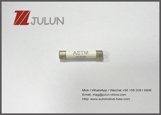 660V 6x30mm Fast Acting ฟิวส์หลอดเซรามิกสำหรับยานยนต์