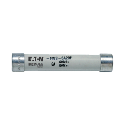 FWS ซีรี่ส์ฟิวส์หลอดเซรามิก 1250V / 1500V / 2000V เหมาะสำหรับไดรเวอร์ AC ขนาดเล็ก