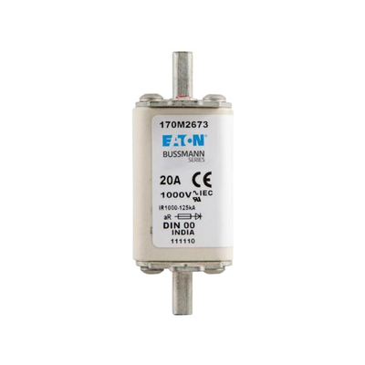 DIN43620 1000V 20-225A ฟิวส์สี่เหลี่ยม 170m2673 / 170m2685 รุ่น