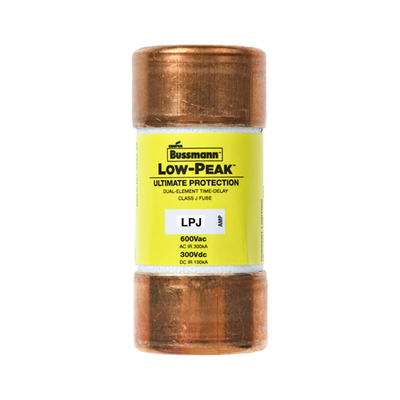 LPJ US ฟิวส์หน่วงเวลามาตรฐาน 1-60A จัดอันดับปัจจุบัน 600VAC 300VDC